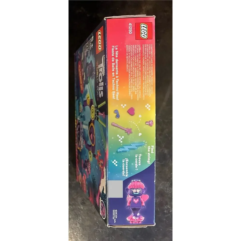 New, Sealed, Retired, LEGO Trolls World Tour Techno Reef Dance Party 41250